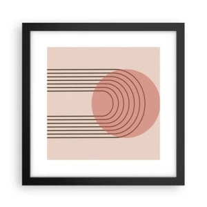 Plagát v čiernom ráme - Neodolateľná príťažlivosť - 30x30 cm