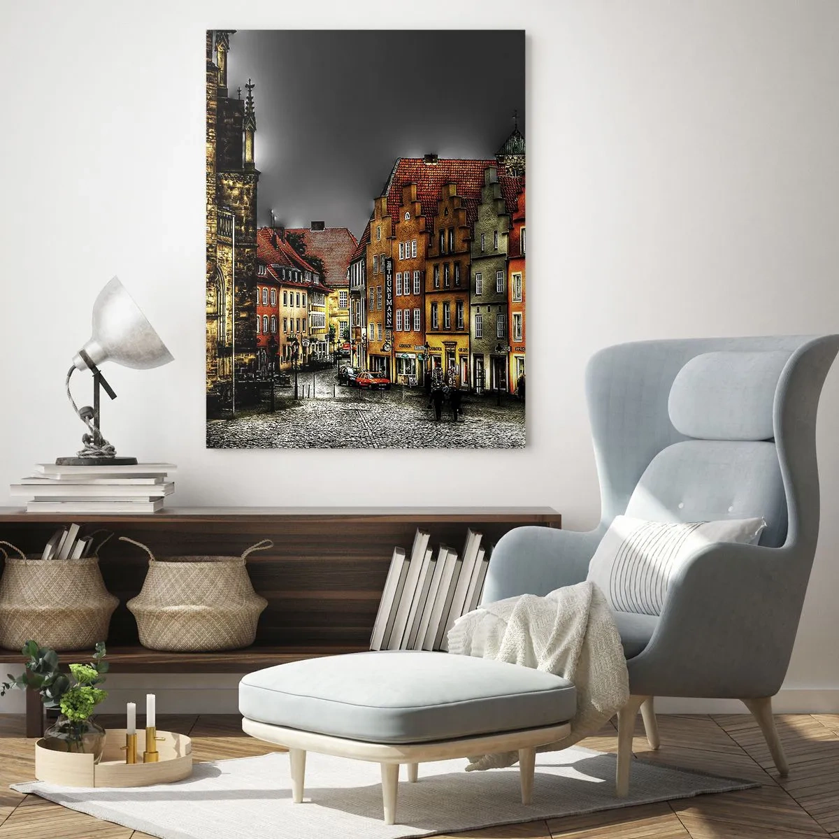 Obraz na skle - Chýba iba kúzelná drožka - 50x70 cm
