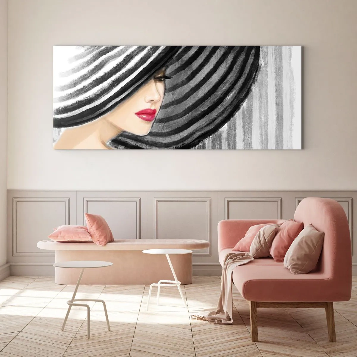 Obraz na skle - Kde ťa hľadať? - 100x40 cm