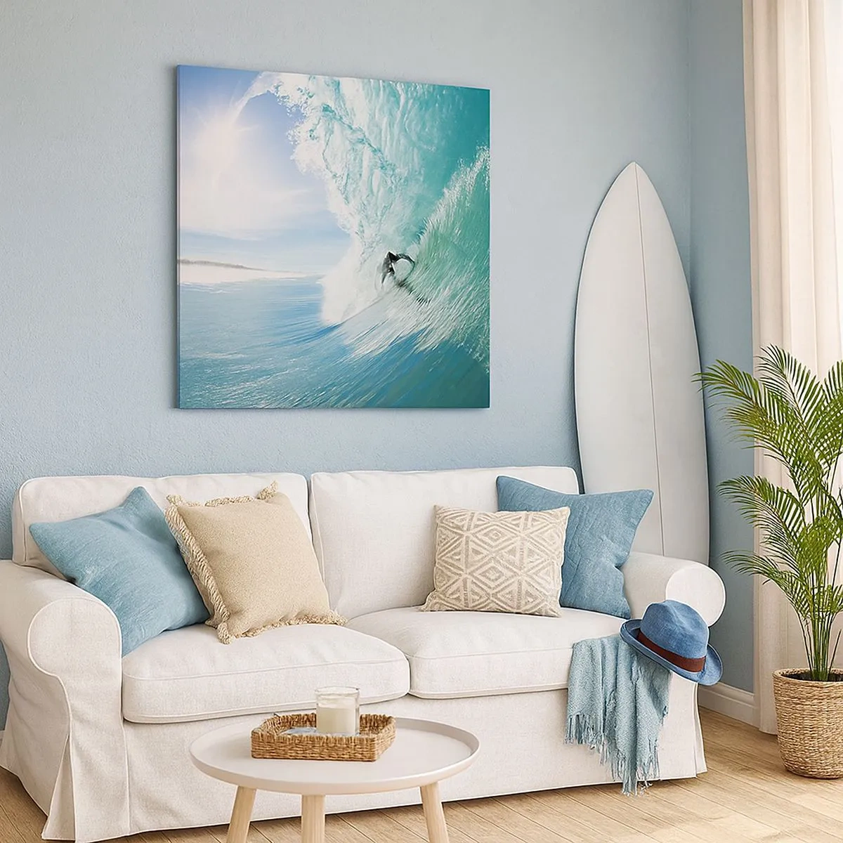 Obraz na plátne - Vždy na povrchu - 30x30 cm