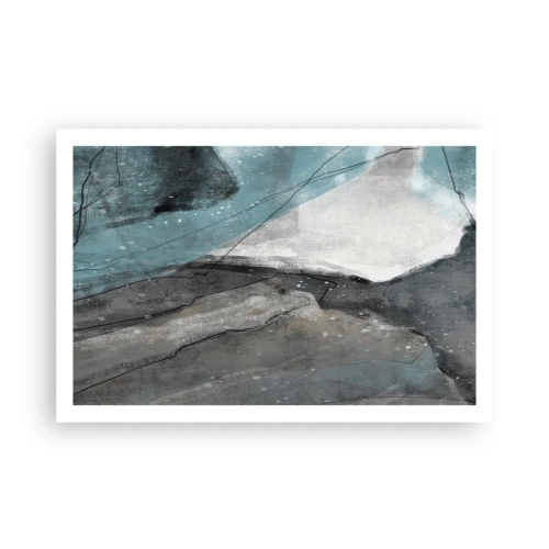 Plagát - Abstrakcie: skaly a ľad - 91x61 cm