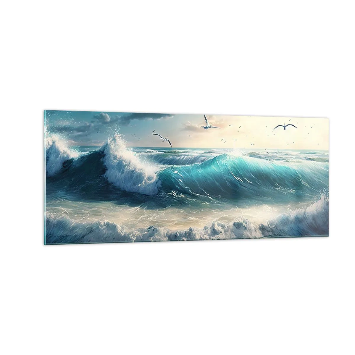 Obraz na skle - Šušťanie len pre teba - 100x40 cm