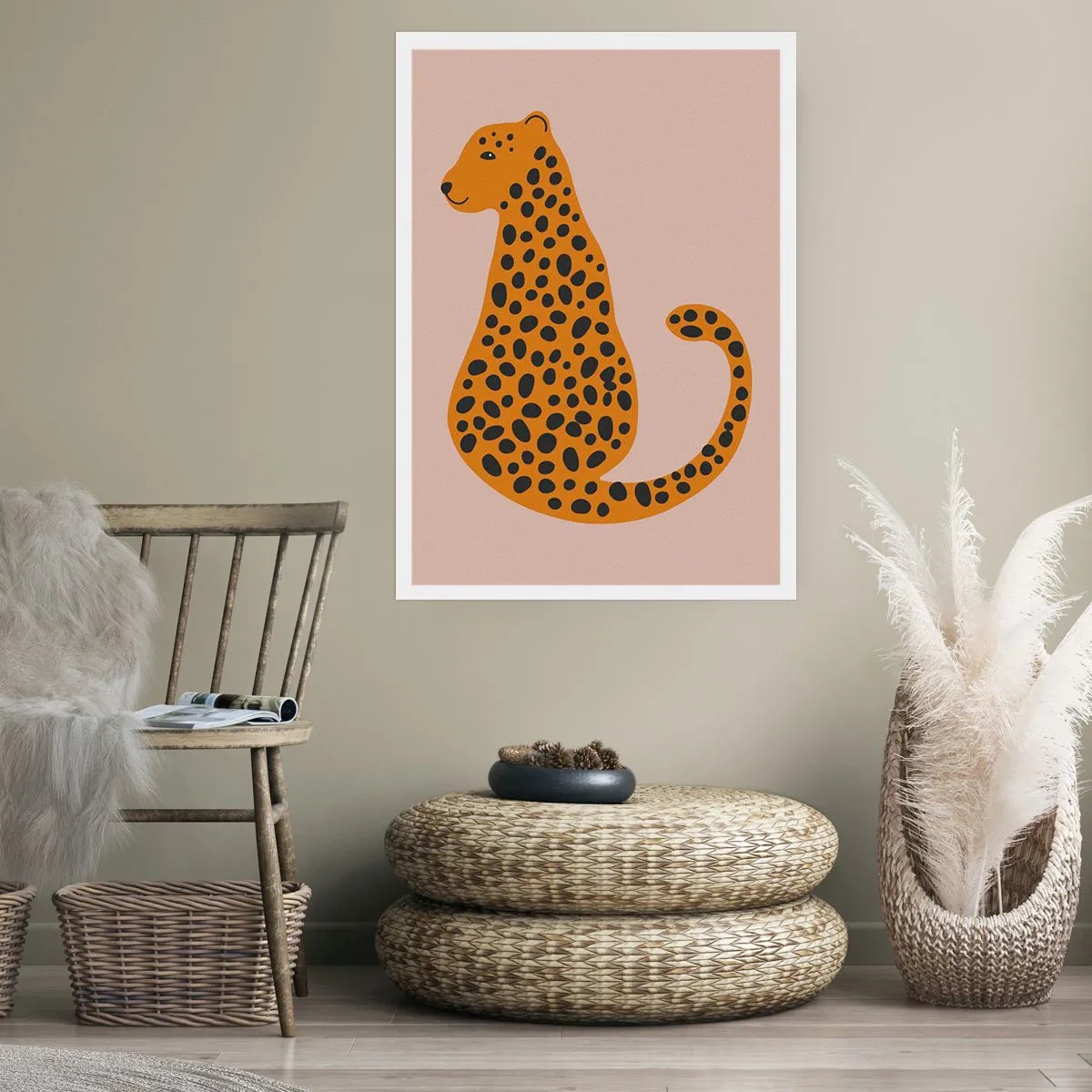 Plagát - Leopardný vzor je v móde - 61x91 cm