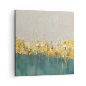 Obraz na plátne - Zlatá hranica - 50x50 cm