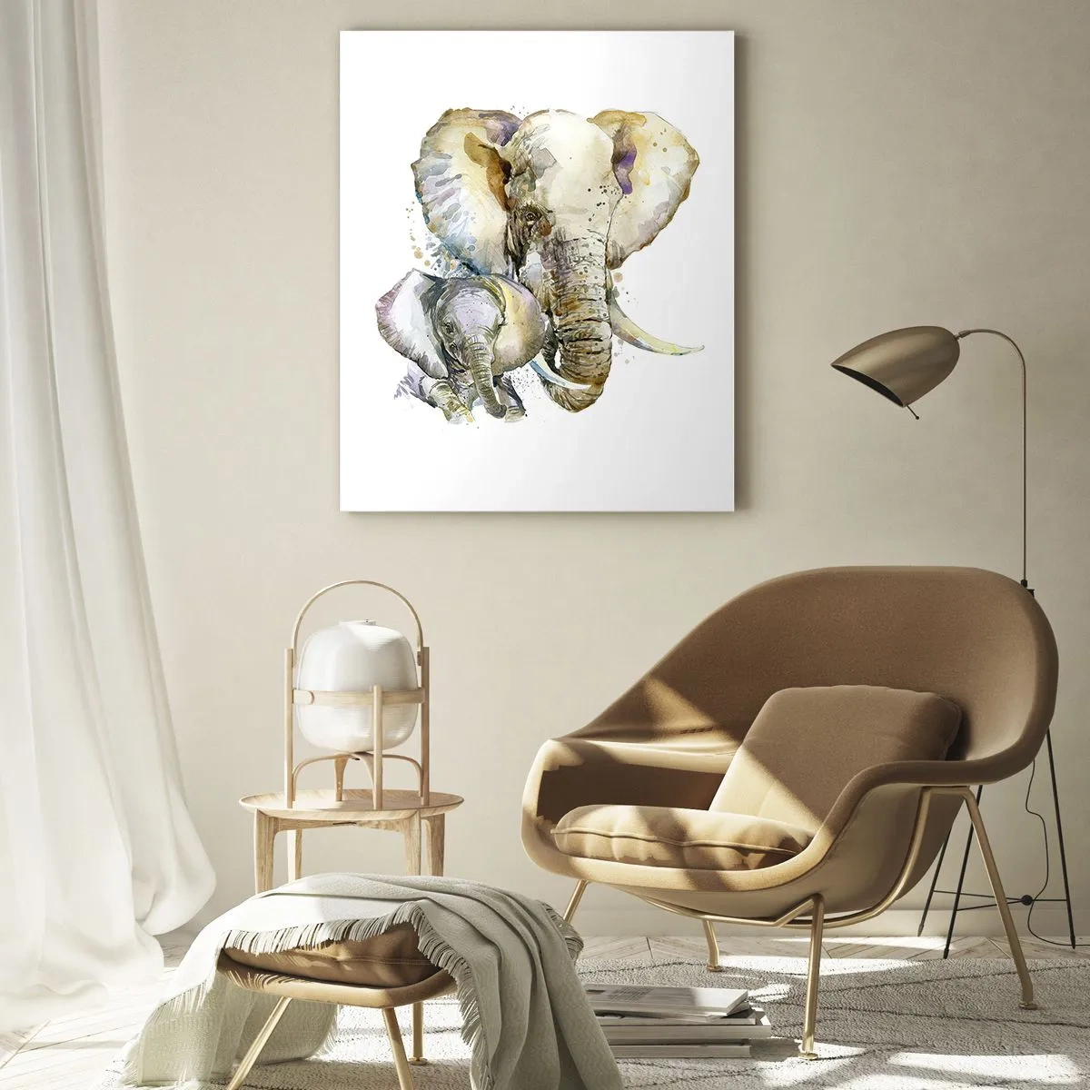 Obraz na skle - Najlepšie je u mamy - 80x120 cm