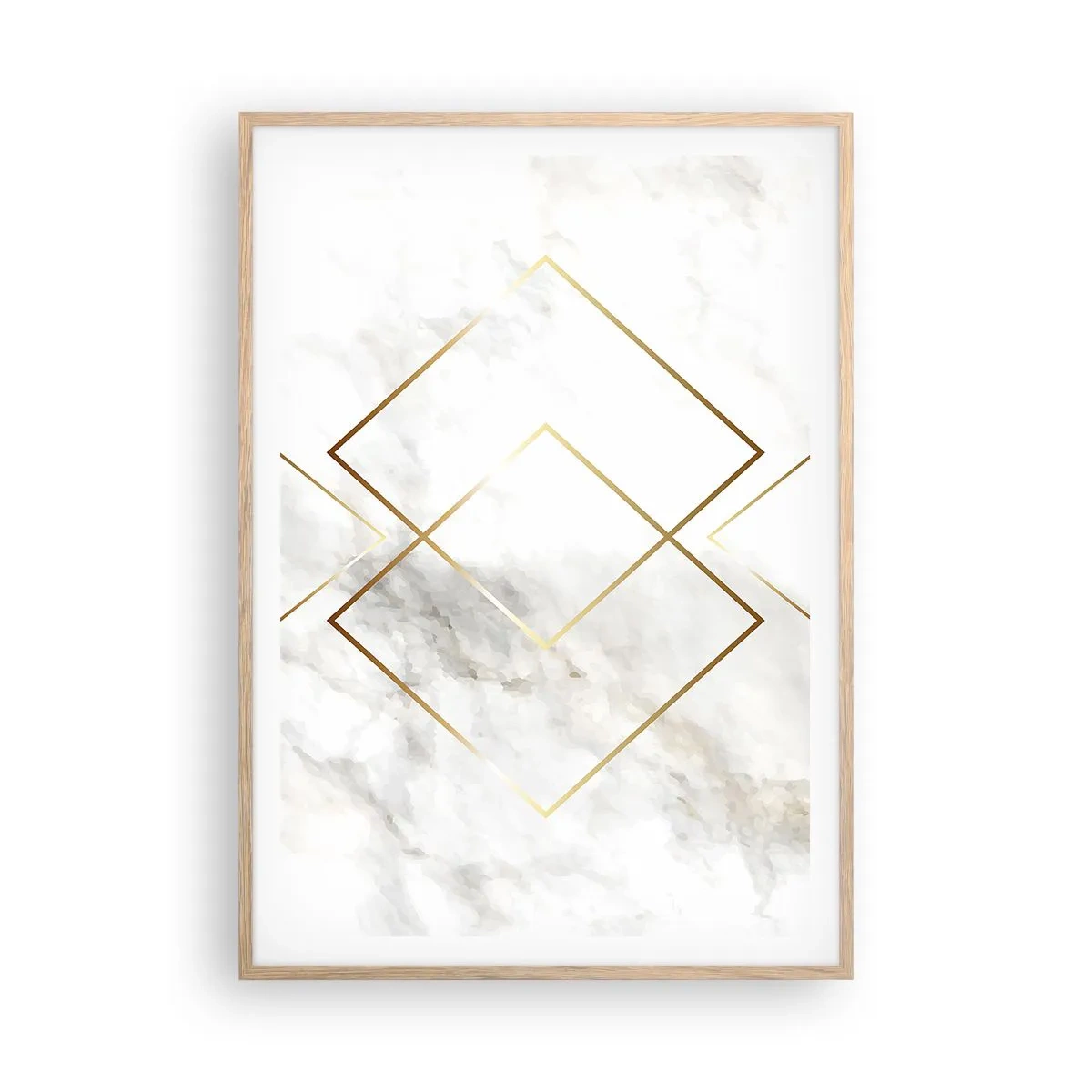 Plagát v ráme zo svetlého duba - Pohľad na nekonečno - 70x100 cm