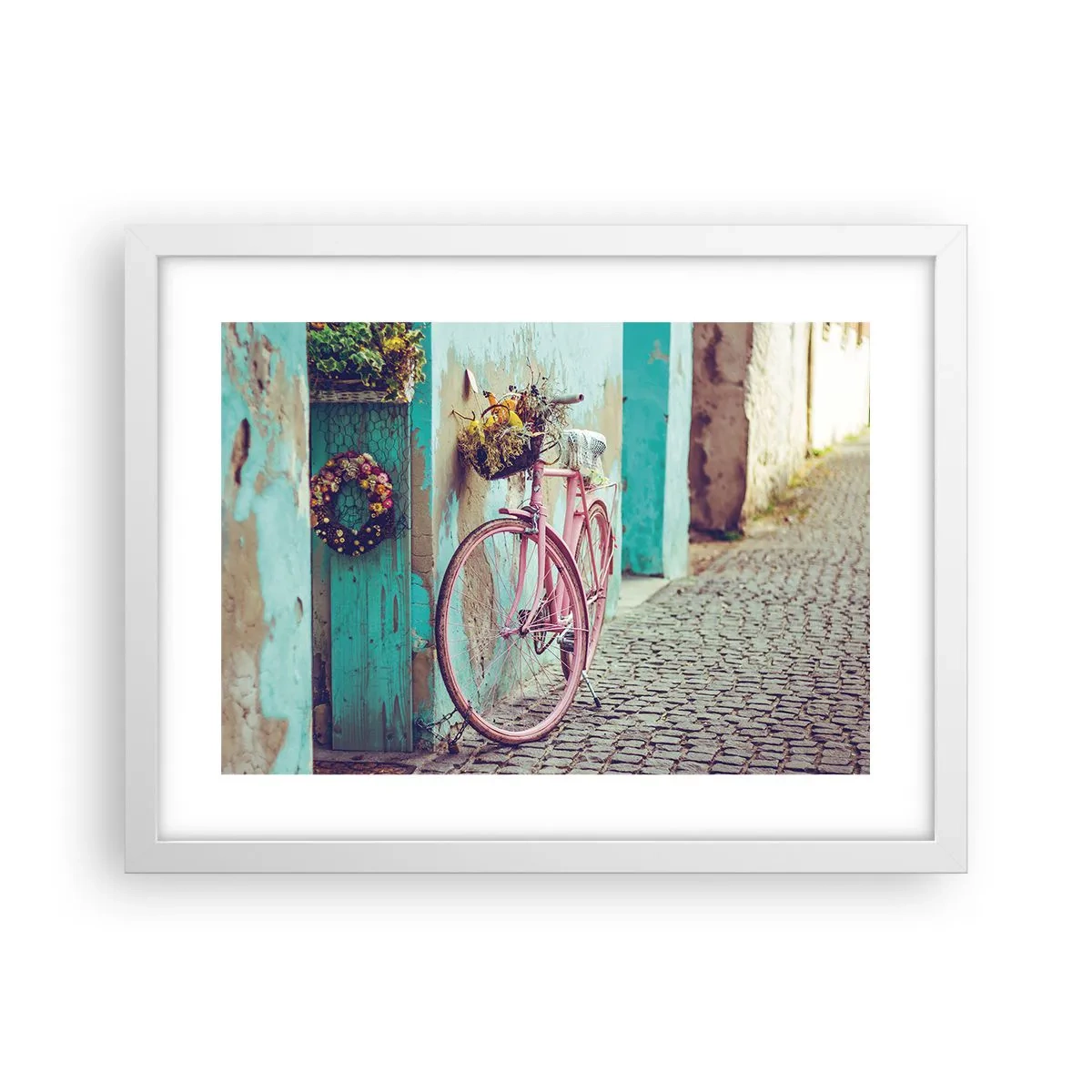 Plagát v bielom ráme - Hneď sa vrátim - 40x30 cm