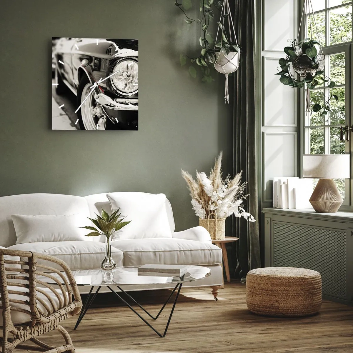 Nástenné hodiny - Nepominuteľný lesk - 40x40 cm