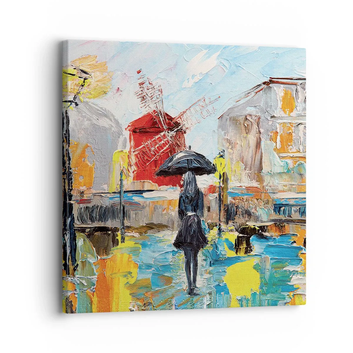 Obraz na plátne - Parížske legendy - 30x30 cm