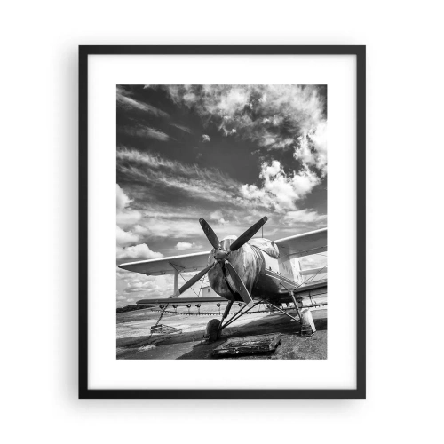 Plagát v čiernom ráme - Nemôžem sa toho dočkať! - 40x50 cm