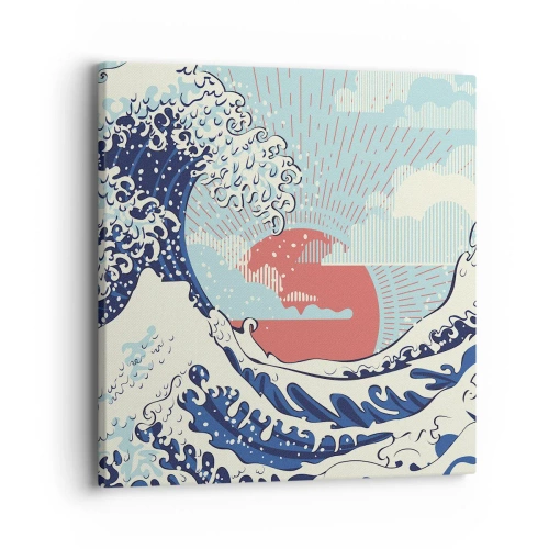 Obraz na plátne - Z japonských inšpirácií - 40x40 cm