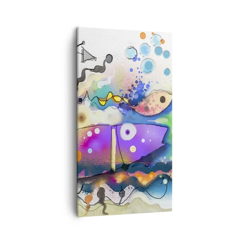 Obraz na plátne - Niet slov! - 45x80 cm