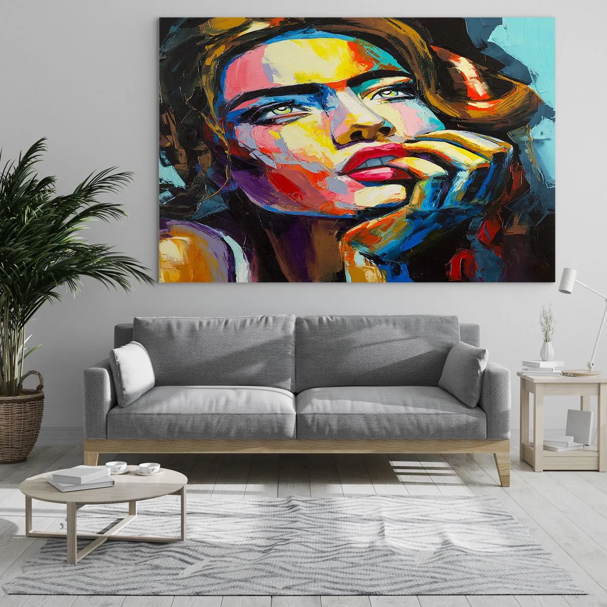 Obraz na skle - Sny, ako vtáky letia oblohou - 120x80 cm