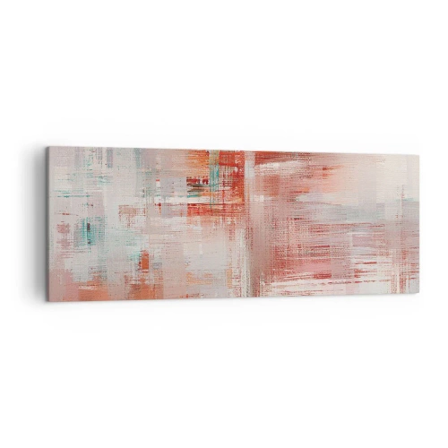 Obraz na plátne - Zahmlené. Ale ružové - 140x50 cm