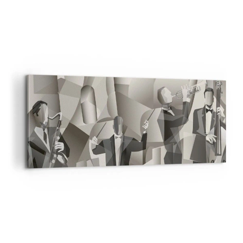Obraz na plátne - V priestore zvukov - 100x40 cm