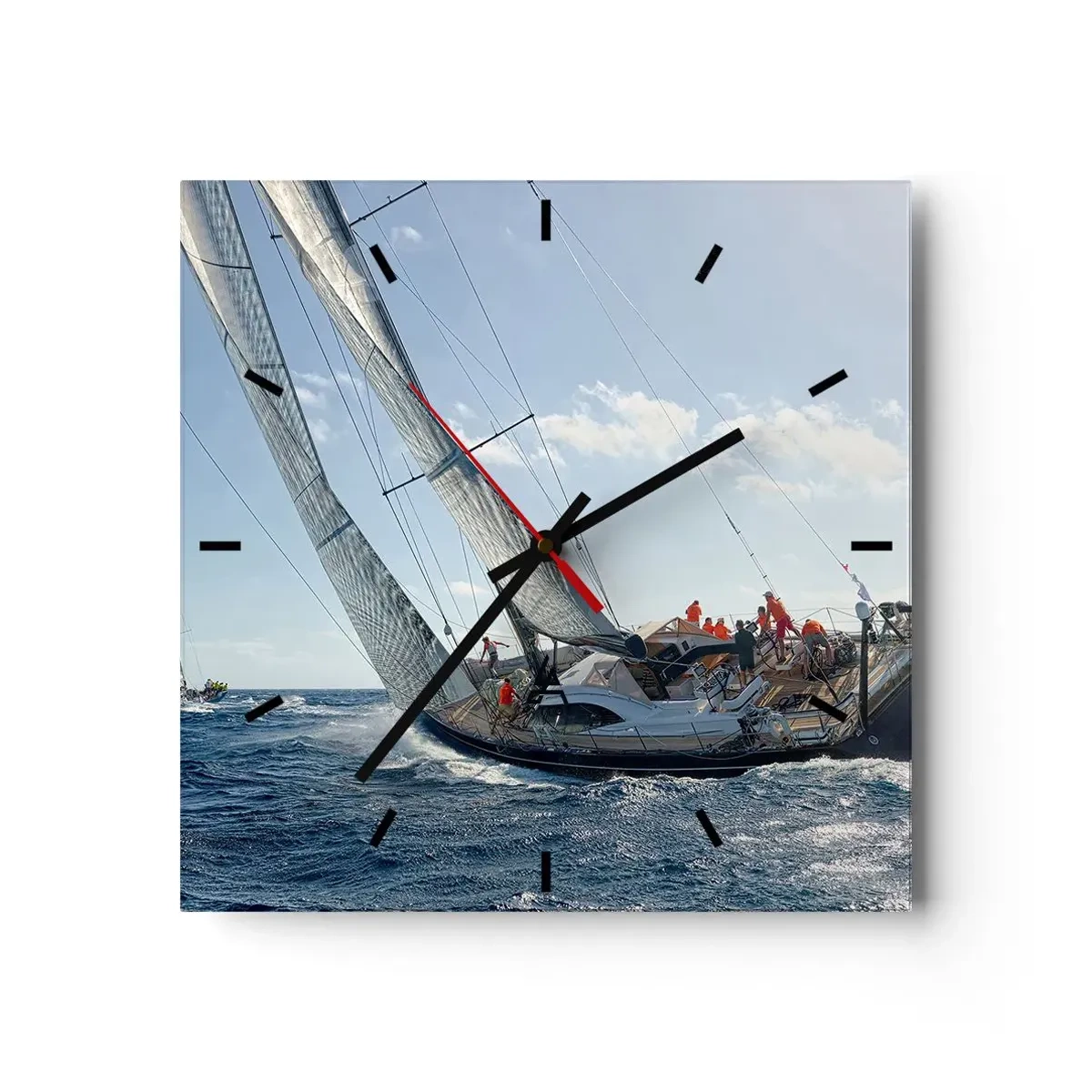 Nástenné hodiny - Nech zvíťazí lepší - 40x40 cm