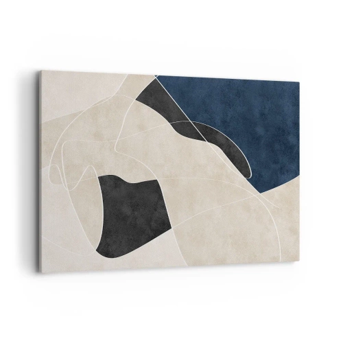 Obraz na plátne - Abstraktná kompozícia – kontrast farieb - 120x80 cm