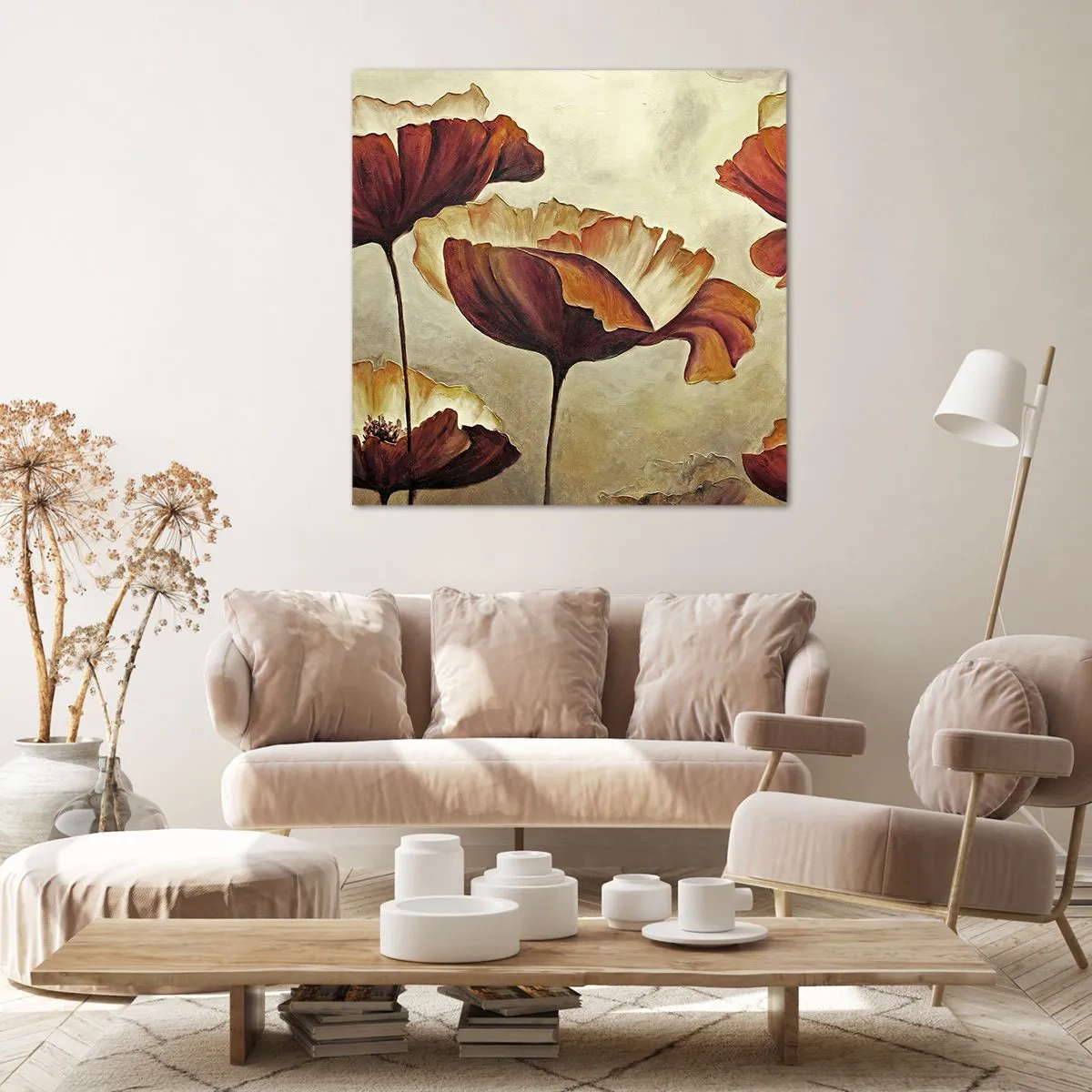 Obraz na plátne - Lán lúky - 40x40 cm