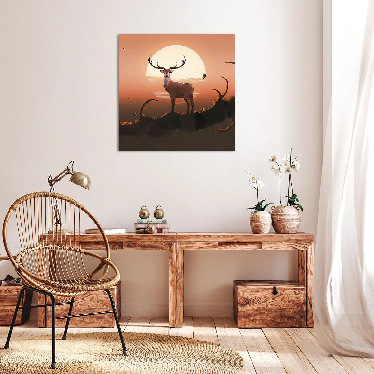 Obraz na plátne - Táto noc sa nepodobá iným - 50x50 cm