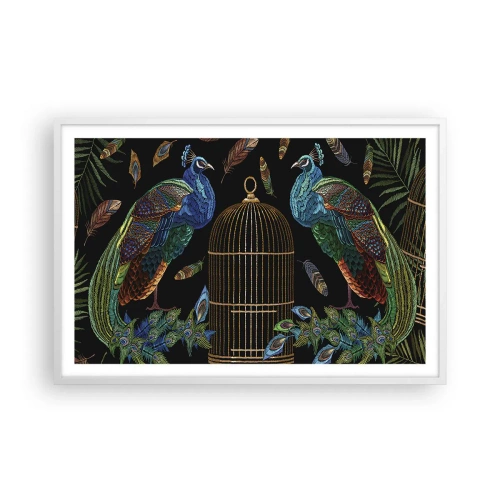 Plagát v bielom ráme - V kráľovskom rúchu - 91x61 cm