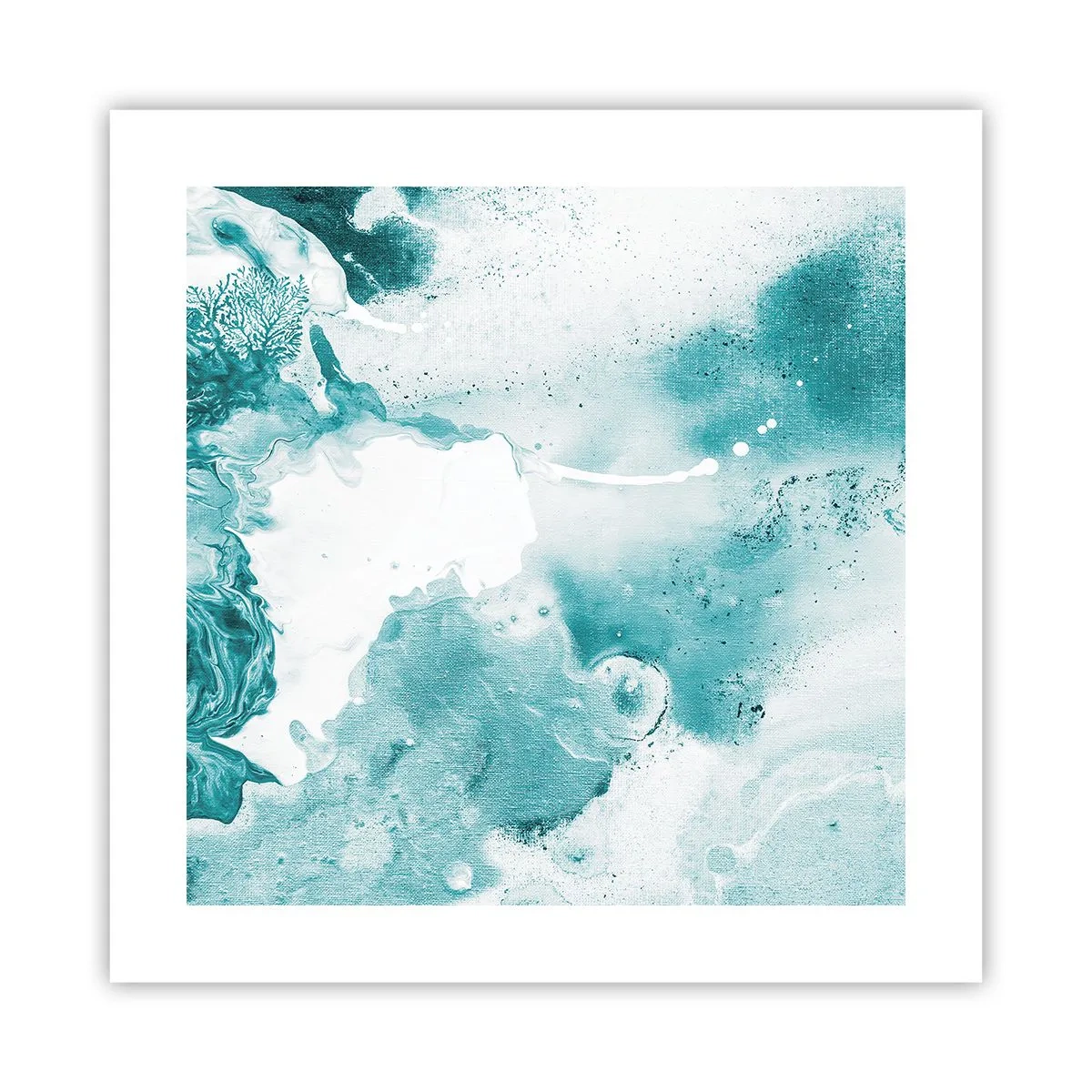 Plagát - Povodie modrej - 40x40 cm