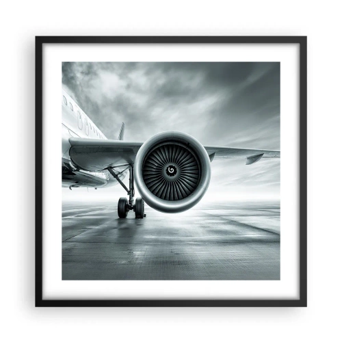 Plagát v čiernom ráme - Toto je sila! - 50x50 cm