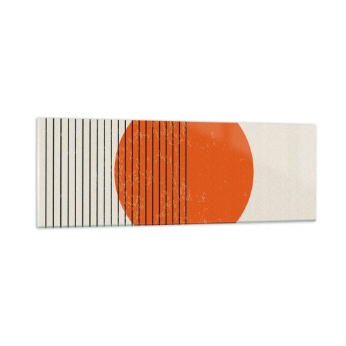 Obraz na skle - Vždy slnko - 90x30 cm