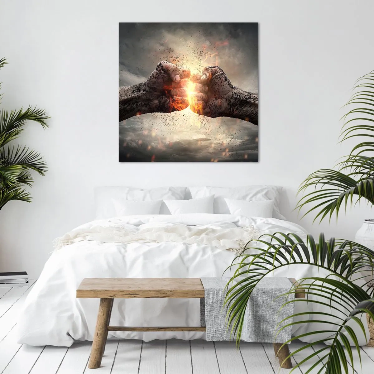 Obraz na plátne - Choď do boja - 60x60 cm