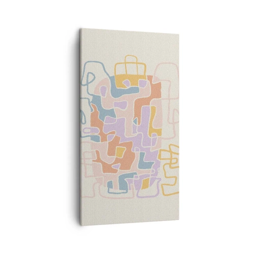 Obraz na plátne - Labyrint – veselé dobrodružstvo - 45x80 cm