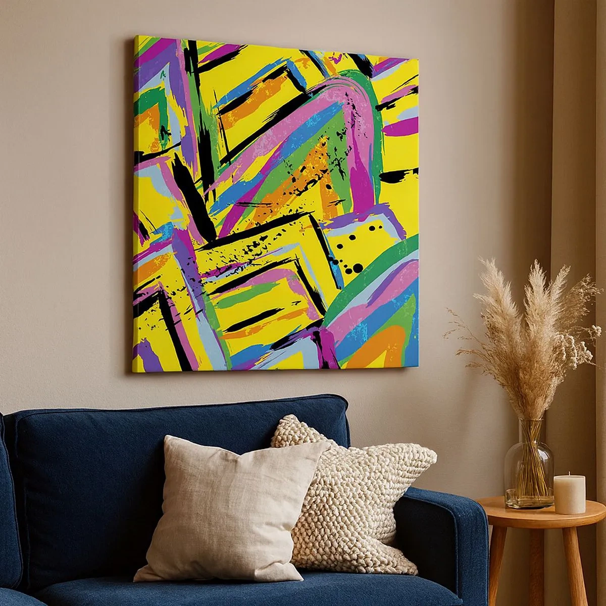 Obraz na plátne - Až kričí radosťou - 30x30 cm