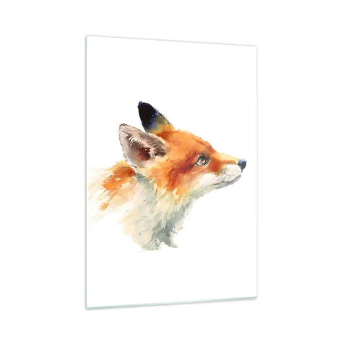 Obraz na skle - Opatrnosti nie je nikdy dosť - 50x70 cm