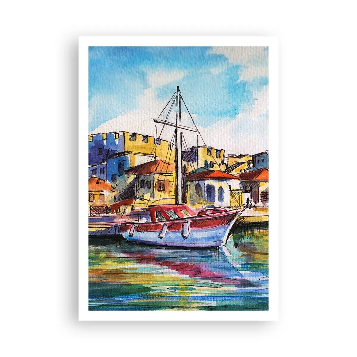 Plagát - Dúhové popoludnie - 70x100 cm