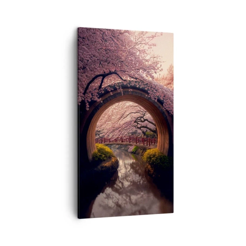 Obraz na plátne - Japonská jar - 45x80 cm