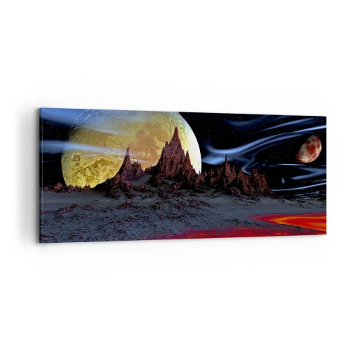 Obraz na plátne - Neznámy svet - 120x50 cm