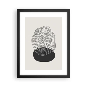 Plagát v čiernom ráme - Trvanie a kmitanie - 30x40 cm