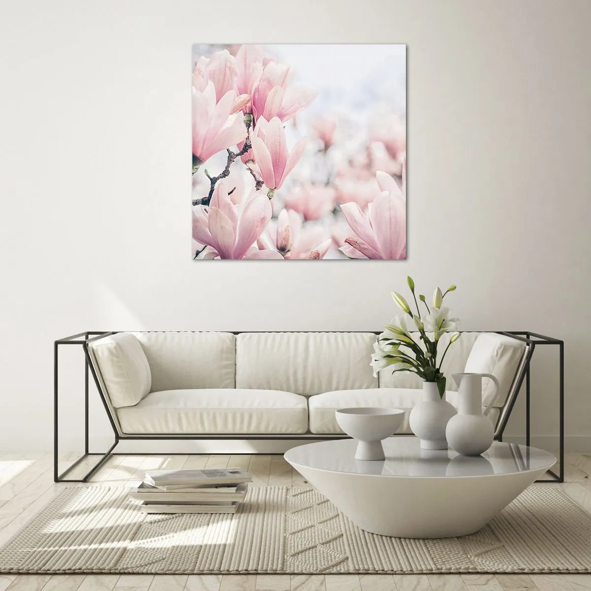 Obraz na skle - Ideál jemnosti - 30x30 cm