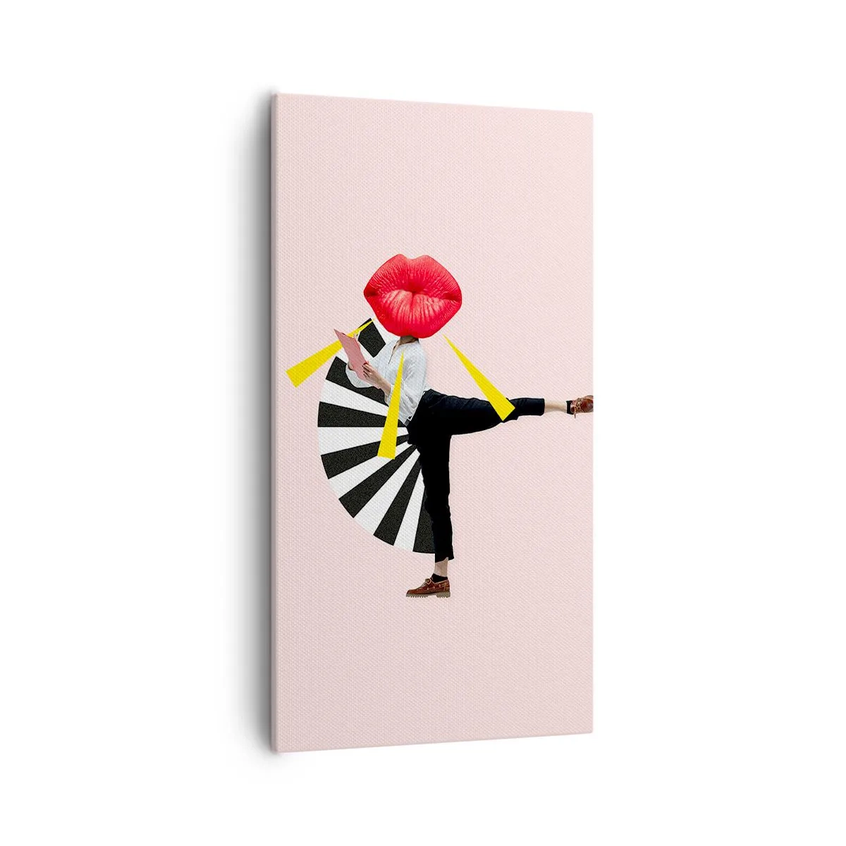 Obraz na plátne - Surrealistický pop-art - 55x100 cm