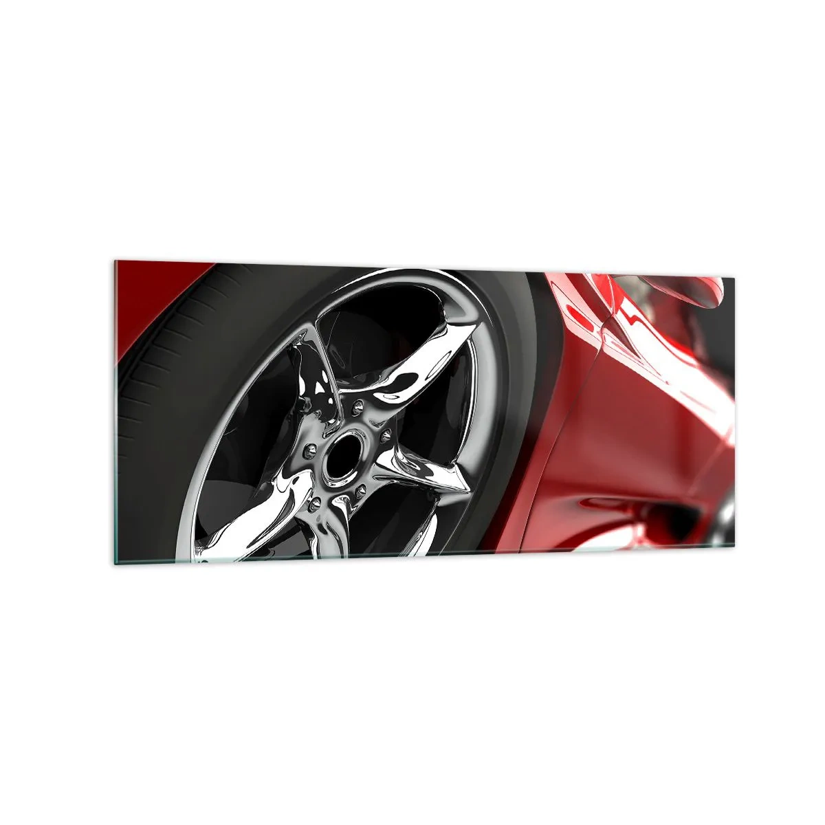 Obraz na skle - Vytvorený pre rýchlosť - 120x50 cm