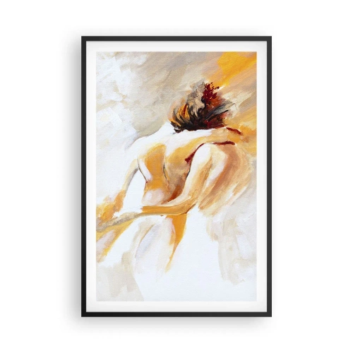 Plagát v čiernom ráme - Blízkosť v nebi - 61x91 cm