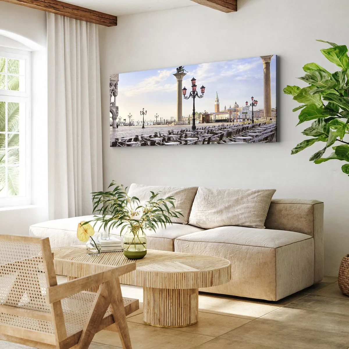 Obraz na plátne - Pozývame, všetko pripravené - 100x40 cm