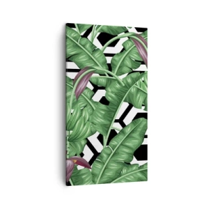 Obraz na plátne - Symetrická kompozícia od prírody - 45x80 cm