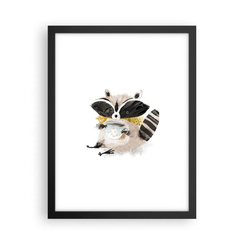 Plagát v čiernom ráme - Môj priateľ mýval - 30x40 cm