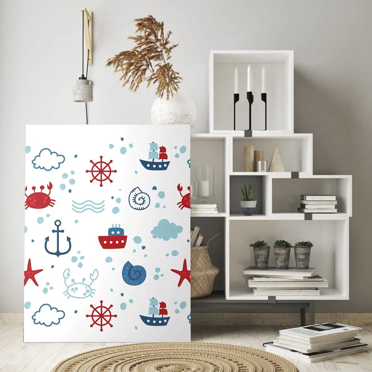 Obraz na skle - Morská rozprávka - 70x100 cm