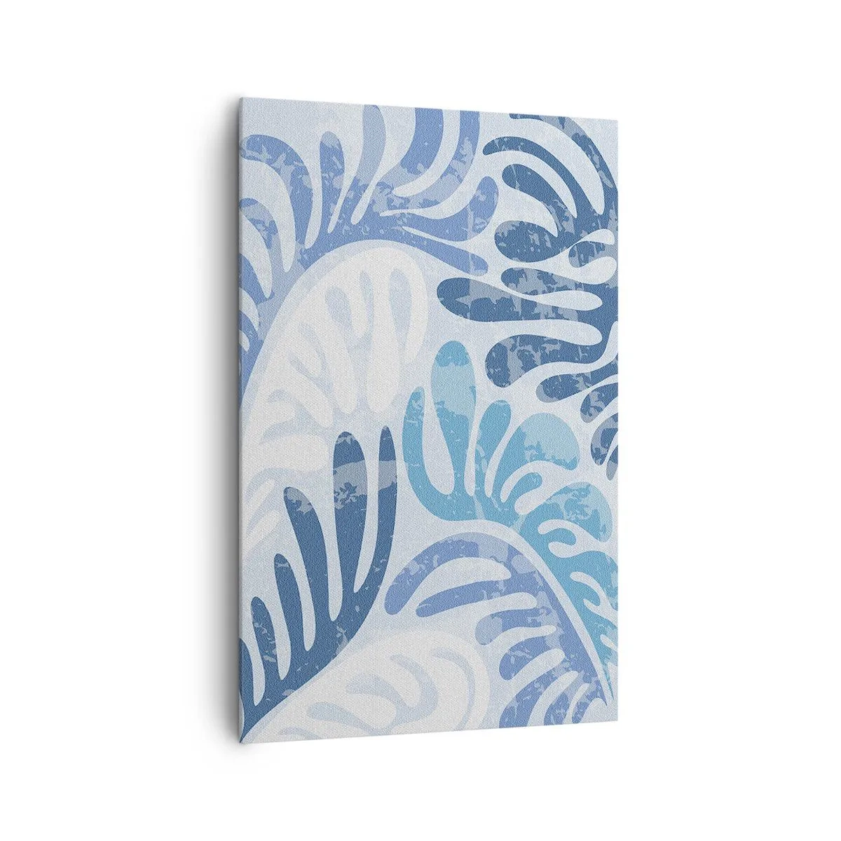 Obraz na plátne - Modré papradie - 80x120 cm