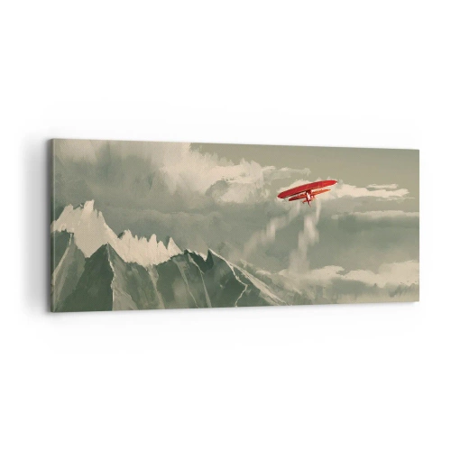 Obraz na plátne - Nebojácny priekopník - 100x40 cm