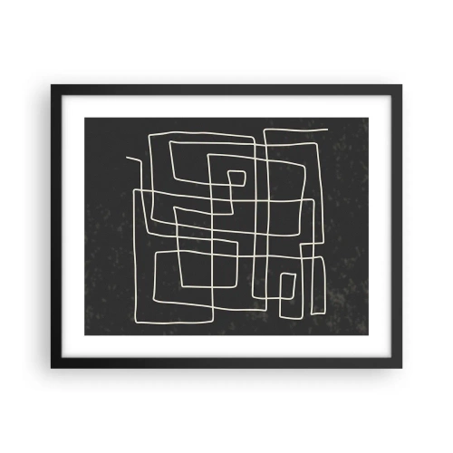 Plagát v čiernom ráme - Nie je to tak jednoduché - 50x40 cm