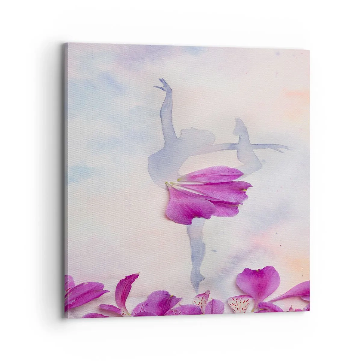 Obraz na plátne - Jemná ako kvetina - 70x70 cm
