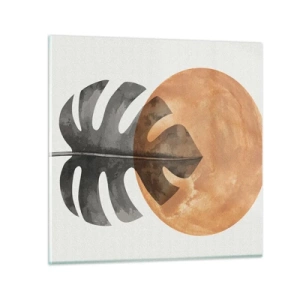 Obraz na skle - Vždy slnko - 70x70 cm