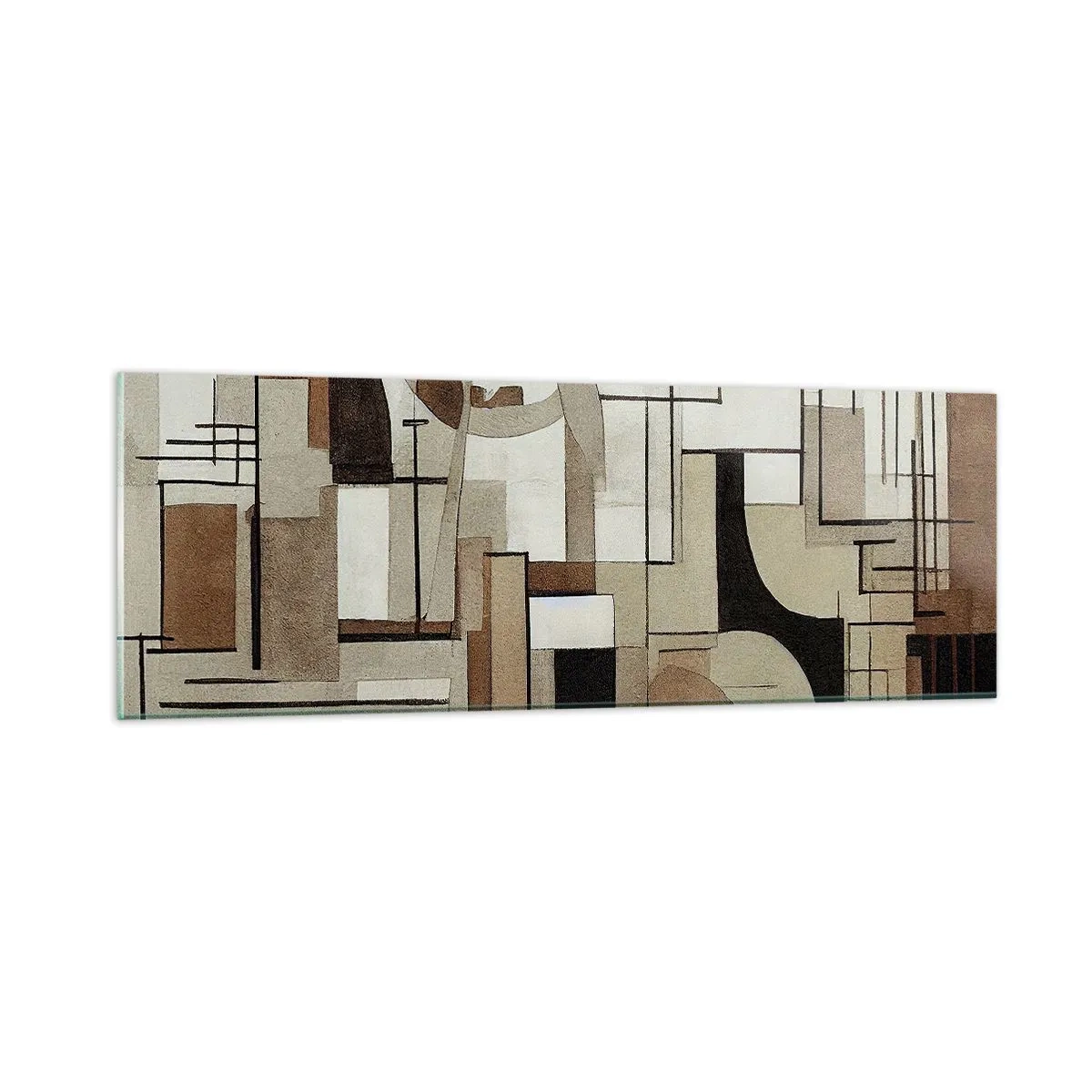 Obraz na skle - Mestská krajina 2.0 - 90x30 cm