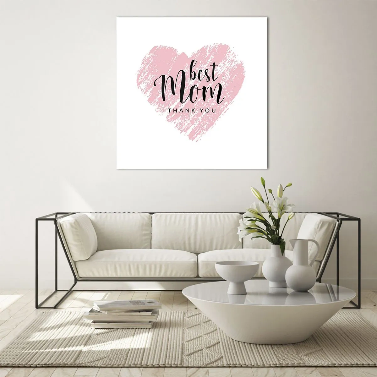 Obraz na skle - Vždy pravá chvíľa - 40x40 cm